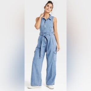 Universal Thread Light Blue Women Jeans Overalls